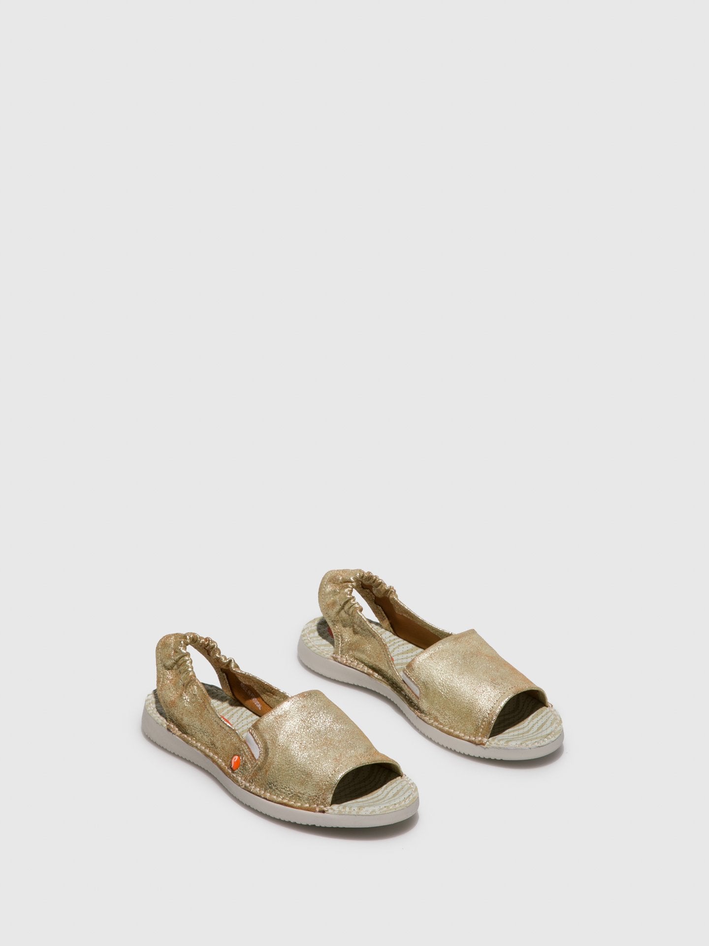 Softinos Sling-Back Sandals TEE430SOF Gold